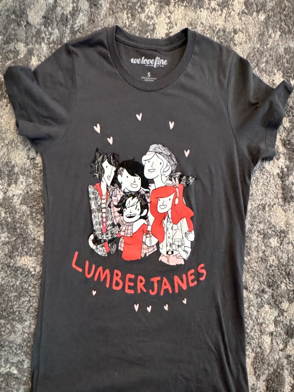 NWOT "Lumber Janes" unique graphic tee size small
